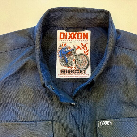 Dixxon Flannel Company: Midnight 10Yr Flannel Shirt, Women's MEDIUM, Inc Tag - Picture 4 of 10
